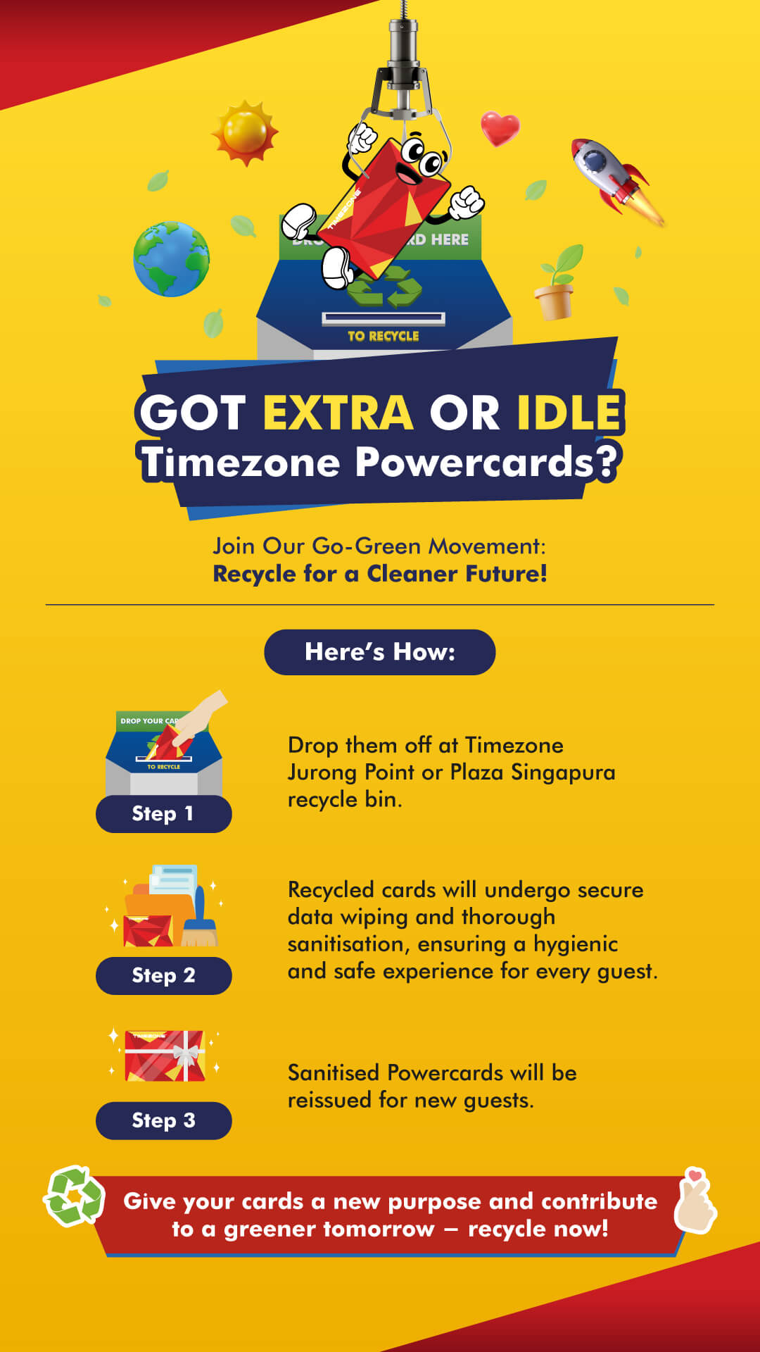 Timezone Powercards Recycling Program!