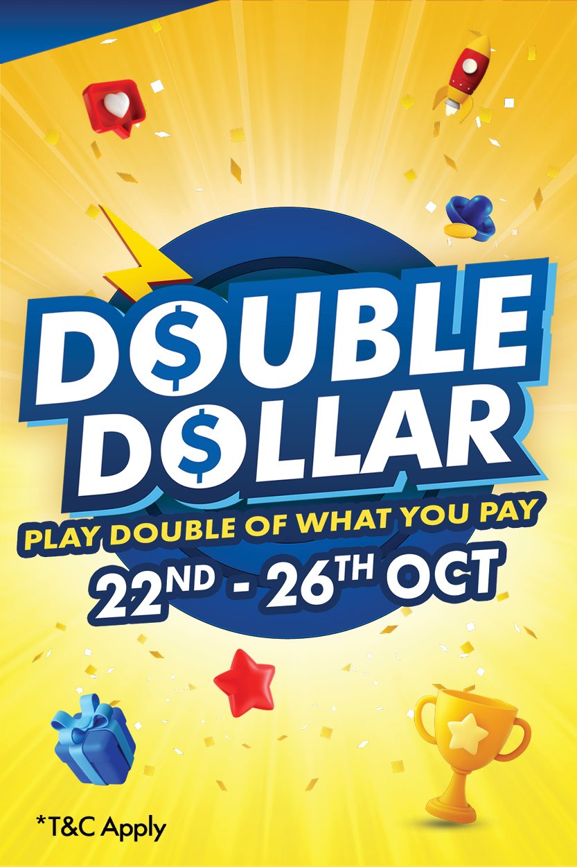 Play Double of What You Pay!