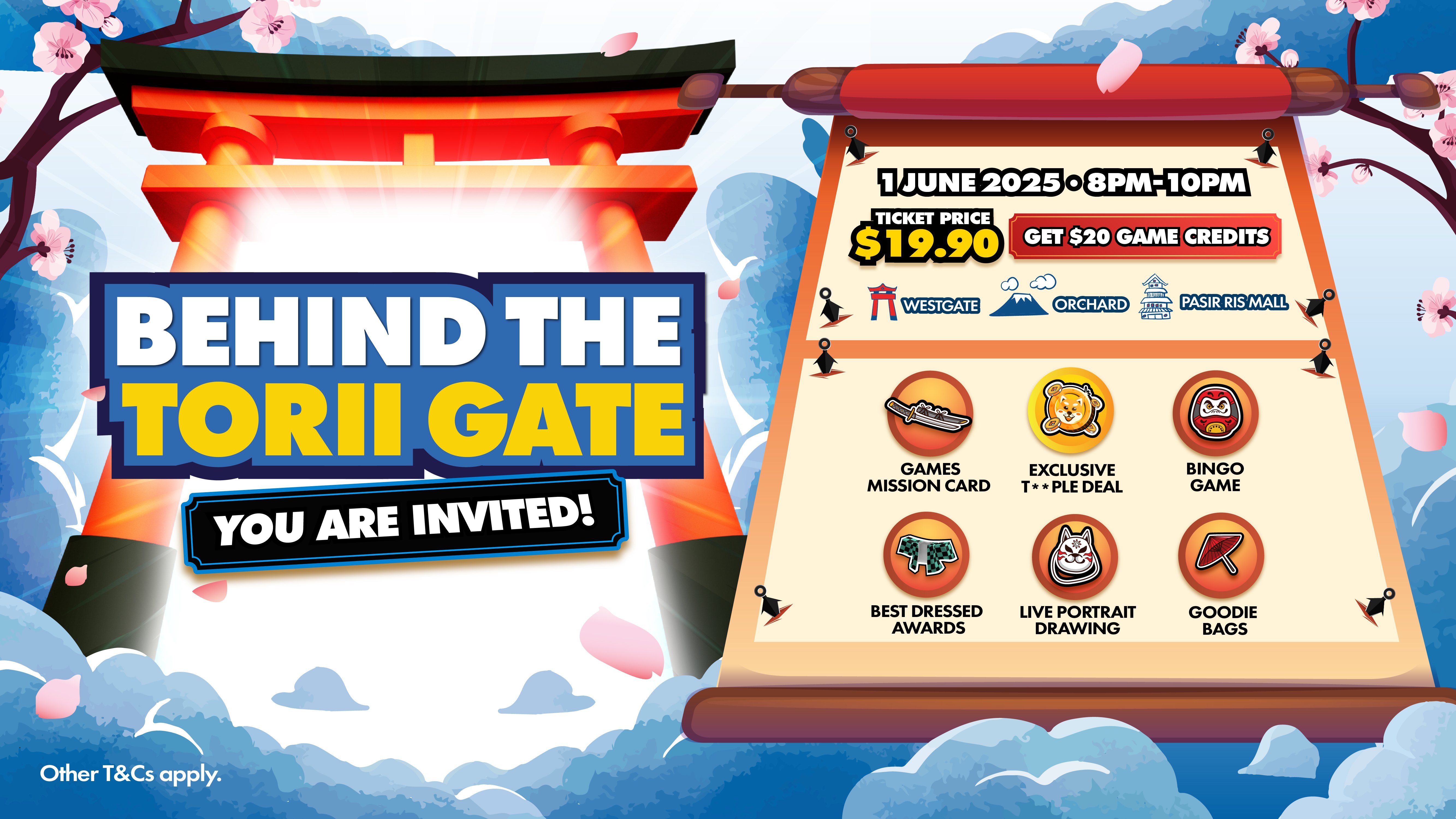 Behind the Torii Gate at Timezone