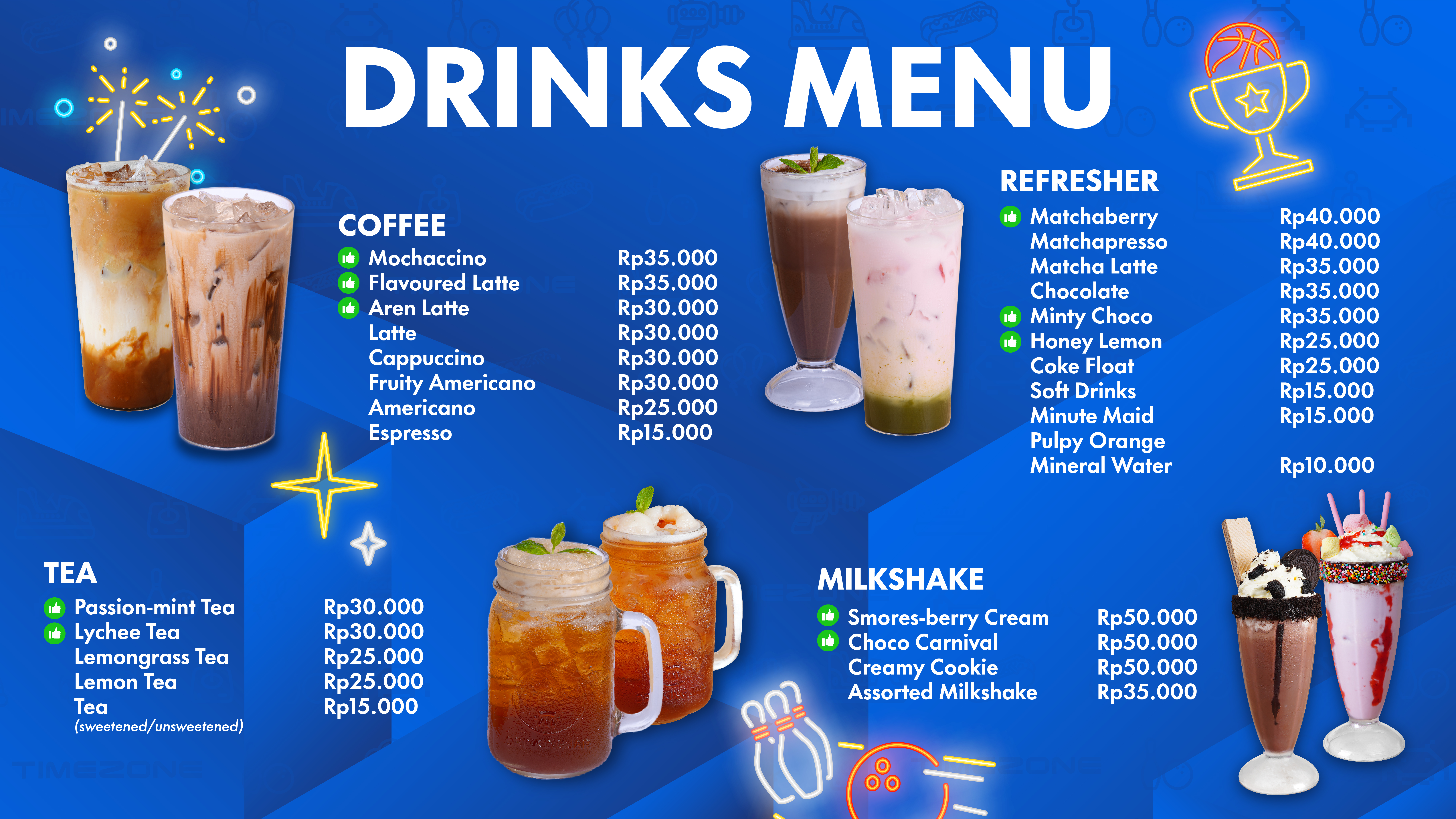 Timezone Cafe Menu Baru