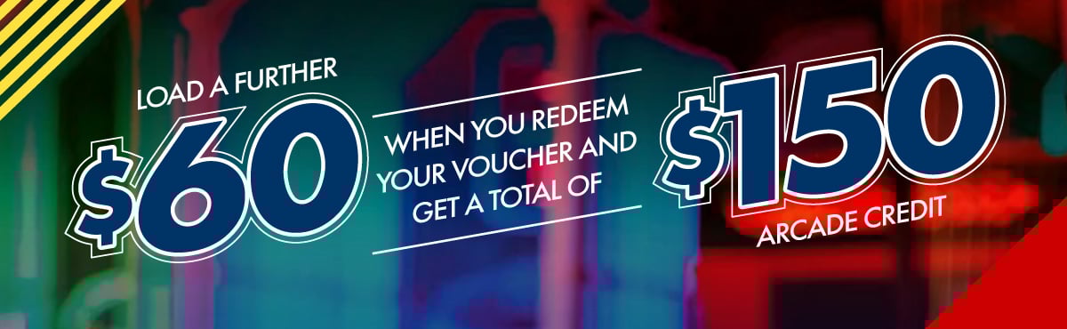 Pay $60 get $150 game credits with the $20 voucher!