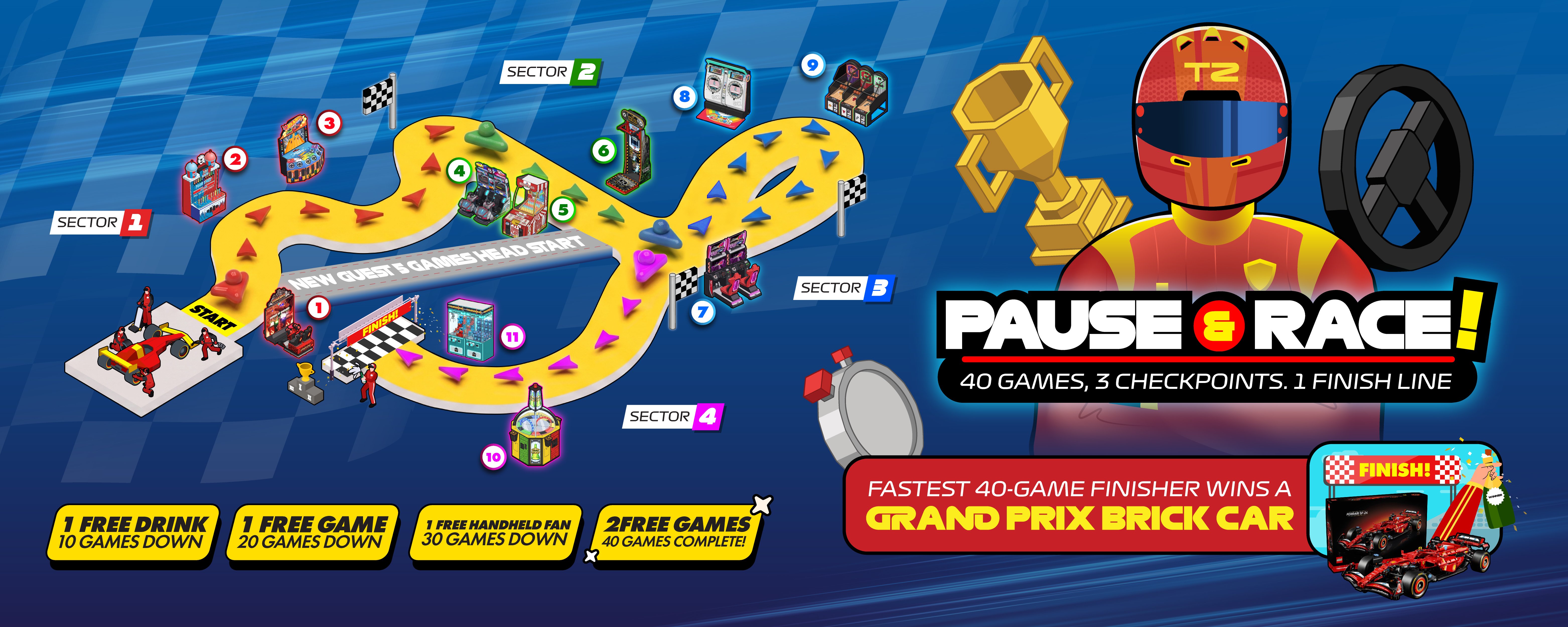 Pause and Race!