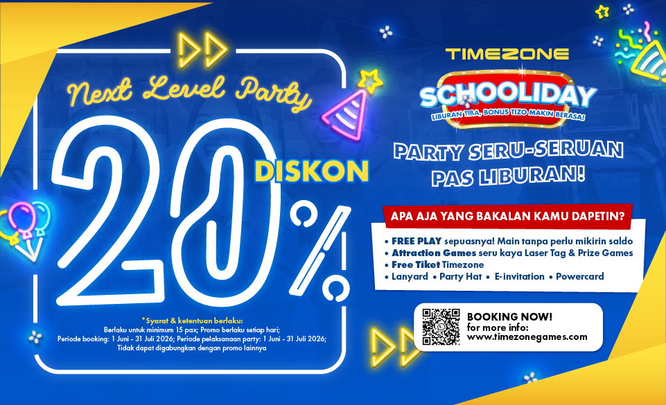 Diskon Party di Timezone