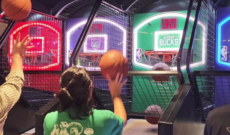 Throwing Basket Ball