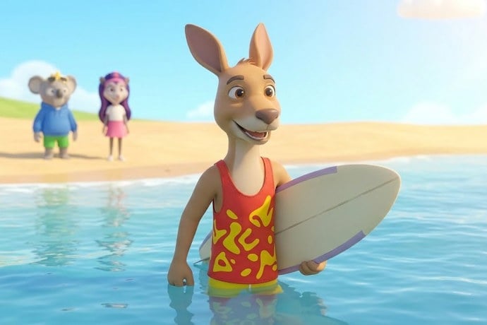 The courageous kangaroo