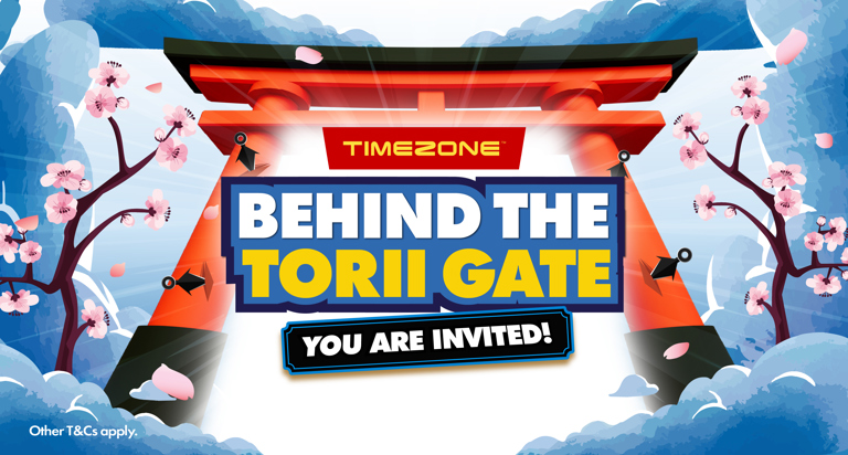 Behind the Torii Gate at Timezone